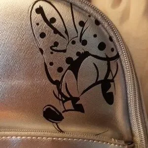 DANIELLE NICOLE DISNEY\'S MINNIE MOUSE SILVER METALLIC BACKPACK Danielle Nicole | Bags | Danielle Nicole Disneys Minnie  main image 4